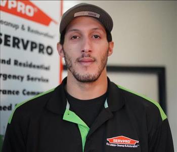 head shot of a male crew chief in SERVPRO shirt with hat 
